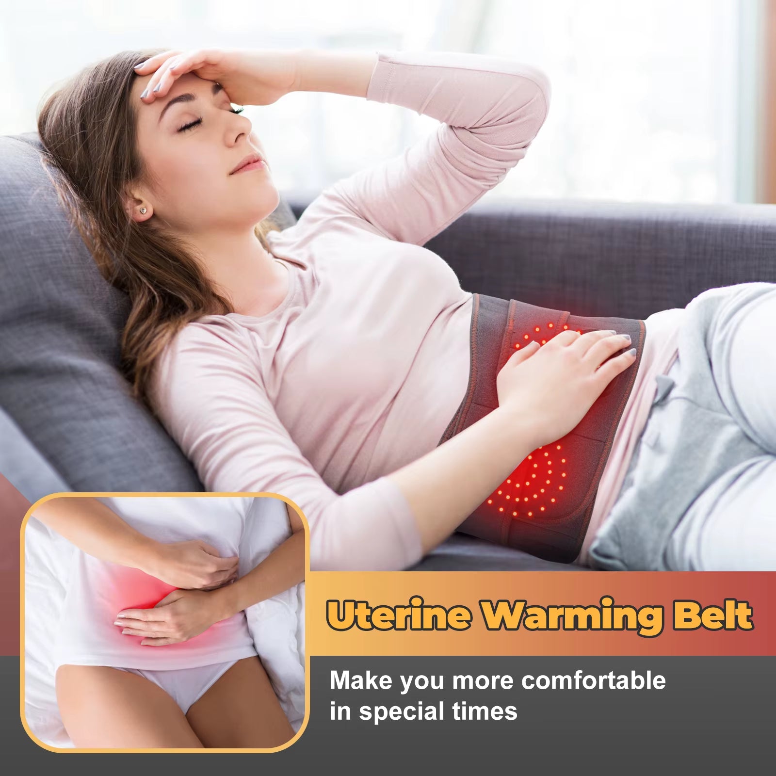 New Upgrade Electric Heating Waist Massager Support Belt Vibration Hot Compress Brace Belt Back Relax 3 Gears Adjustment